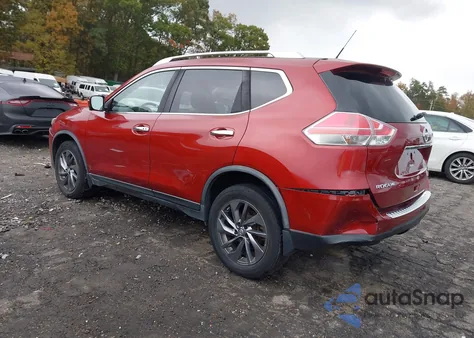 2016 Nissan Rogue Sl из США, поврежденный, VIN JN8AT2MV4GW132011